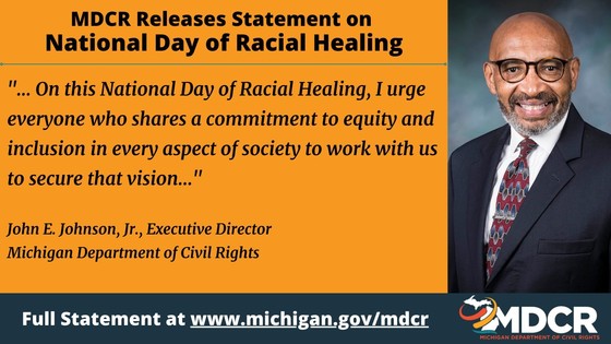 National Day of Racial Healing- Director Statement