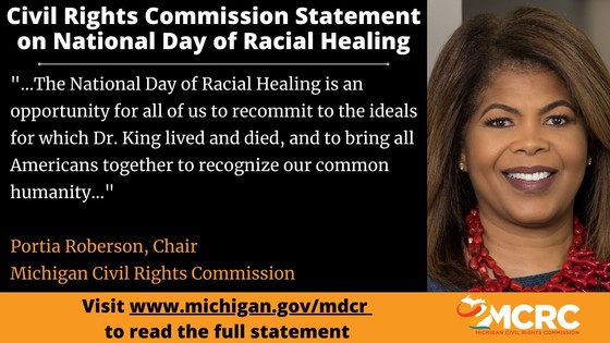 National Day of Racial Healing - Commission Statement