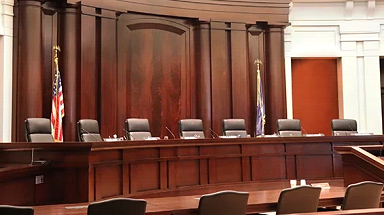 Empty Supreme Courtroom