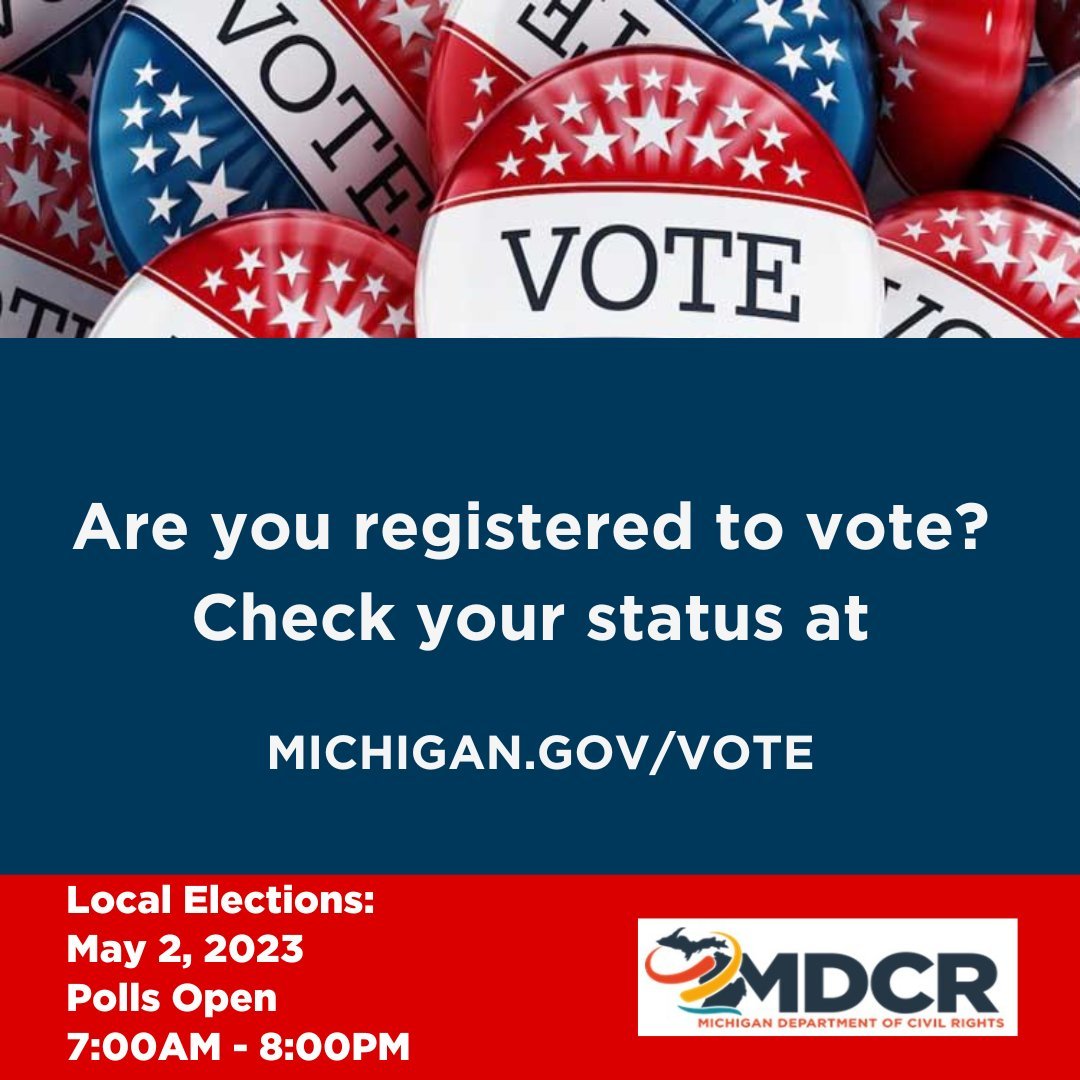 Image with voter registration information
