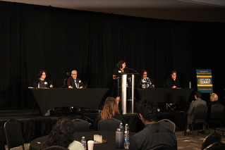 Panel discussion during the Civil Rights Summit