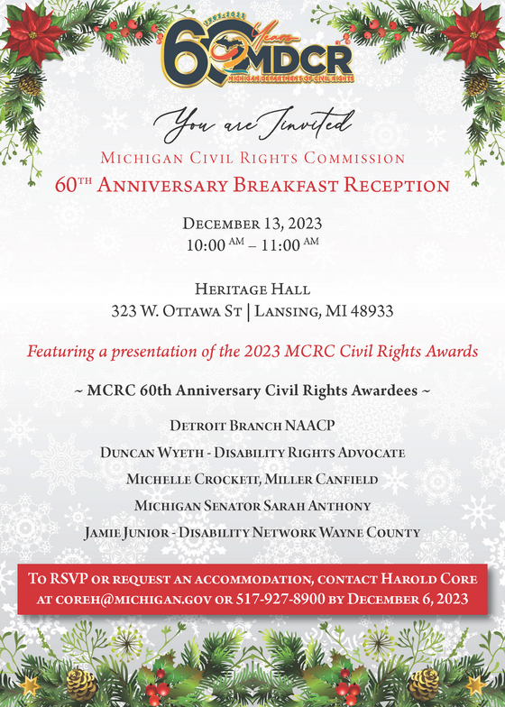 MCRC 60th Anniversary Breakfast Reception