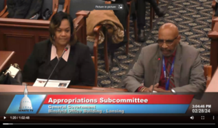 Appropriations speech