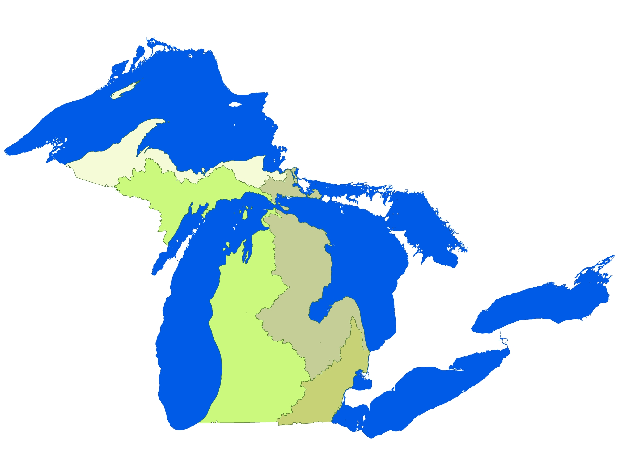 Michigan's Great Lakes Basins