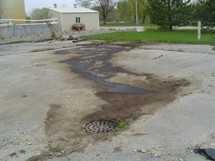 storm water parking lot drain