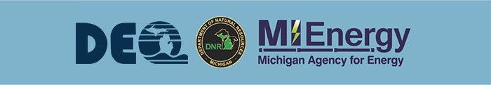 DNR, DEQ, and LARA Logos