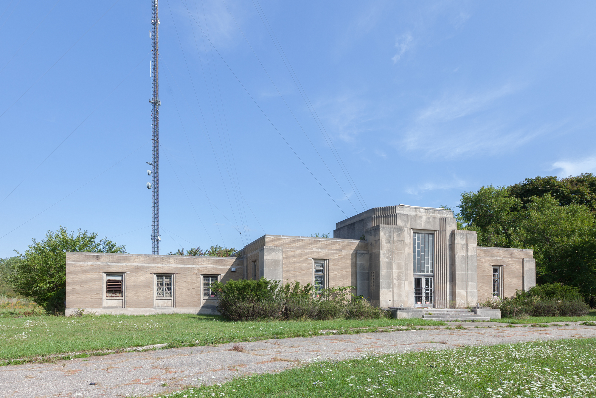 Exterior of WWJ building