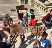 kids rally at capital for EJ