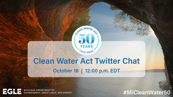 Clean Water Act 50th Anniversary Twitter Chat, Oct. 18 at 12:00