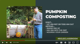 Pumpkin composting tips from video