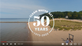 Screenshot from 50th anniversary of the Clean Water Act webinar