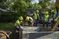 Drinking water construction by the Lansing Board of Water and Light.