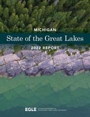 Cover of the 2022 State of the Great Lakes report