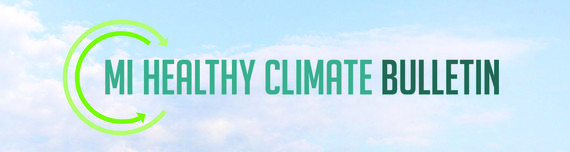 MI Healthy Climate Bulletin header