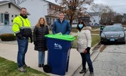 Recycling carts rolled into Bay City with help from an EGLE infrastructure grant and The Recycling Partnership.