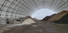 Dairy Doo compost hoop house in use.