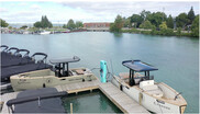 AQUA superPower rapid charger at Elk Rapids Marina. Courtesy of Traverse Connect.