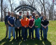 Grand Rapids Veterans Cemetery volunteers group shot. 