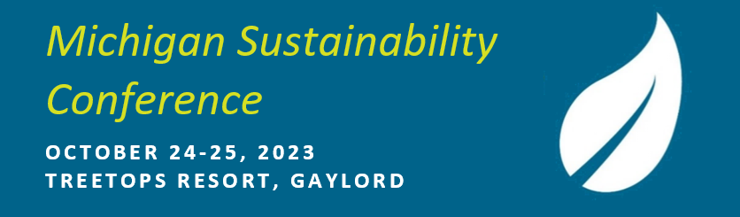 2023 Michigan Sustainability Conference header