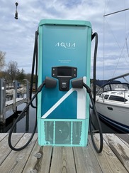 The Northport marina has installed a rapid charger for electric watercraft.