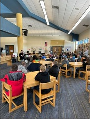 Students from Harrison learn about source water protection. 