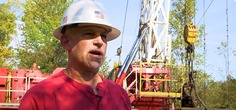 Thumbnail from orphan wells video showing Bill Duley, EGLE geologist in EGLE?s Orphan Well Unit.