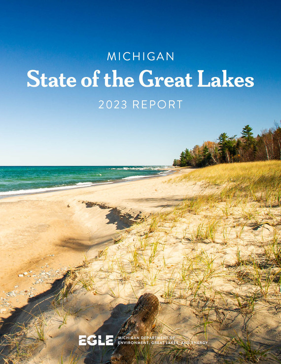 Cover of 2023 Michigan State of the Great Lakes Report