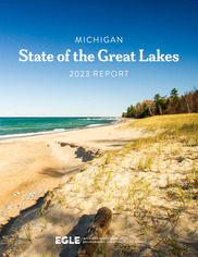 State of the Great Lakes 2023 report cover