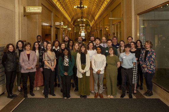 Group photo of the MI Healthy Climate Corps' first cohort