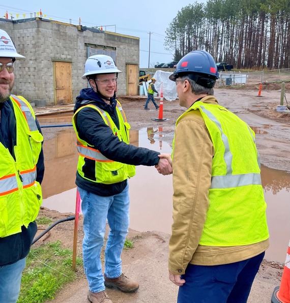 Director Roos visits Marquette wastewater treatment plant, May 2024.