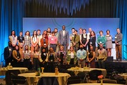 MI Healthy Climate Corps members gather for a group photo with Lieutenant Governor Garlin Gilchrist II.