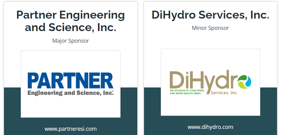 GLDW Conference sponsors: Partner Engineering and Science, Inc. - Major Sponsor; DiHydro Services, Inc. - Minor Sponsor