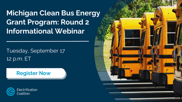 Electric School bus grant webinar Sept 17