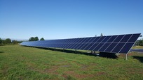 Solar panels in L'Anse Township in the Upper Peninsula.