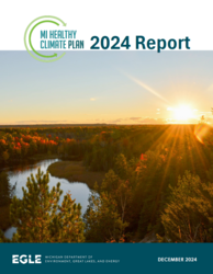 2024 MI Healthy Climate Plan Annual Report cover