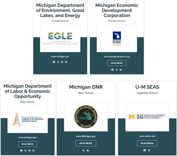 MHCC sponsors - EGLE, MEDC, DNR, LEO, UM