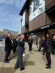 EGLE Director Phil Roos joined state and local leaders at Jimmy John’s Field to highlight the impact of brownfield investments.