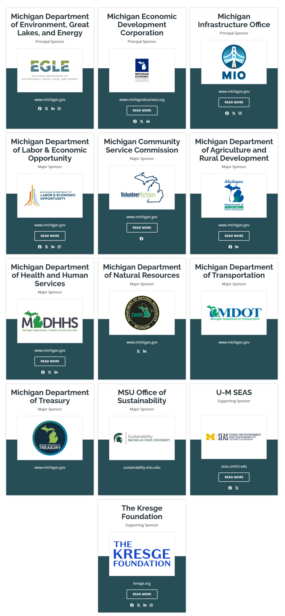 2025 MI Healthy Climate Conference sponsors