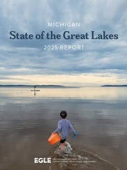 Cover of the 2025 State of the Great Lakes report.