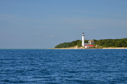 Image of a lighthouse on a Great Lake