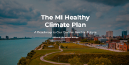 MI Healthy Climate Plan Storymap banner