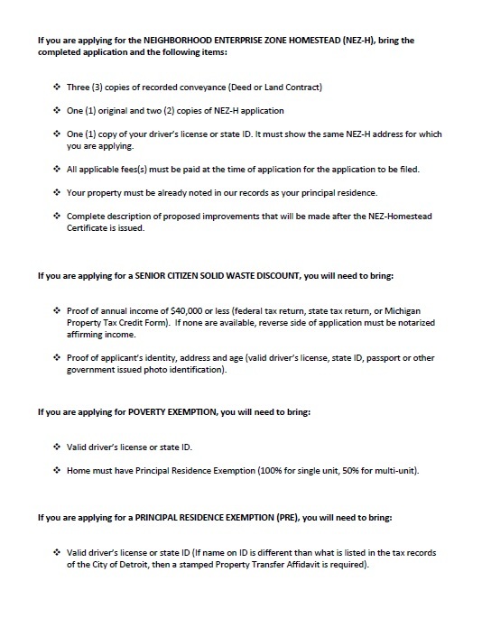 City of Detroit Property Tax Assistance Fair Saturday, June 18th!