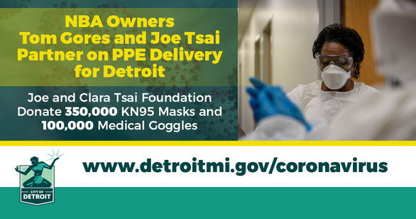 COVID NBA Teams Donate PPE