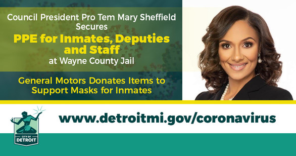 COVID Mary Sheffield PPE Donation from GM