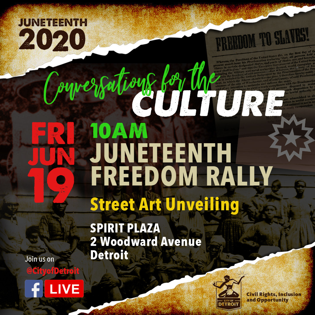 Juneteeth Freedom Rally June 19 2020