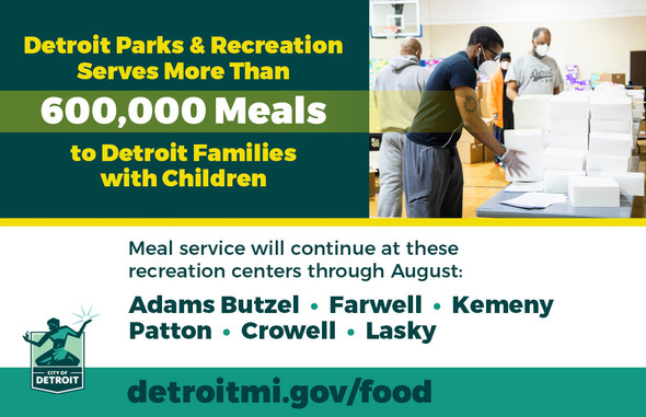 COVID Recreation Serves Over 600,000 Meals