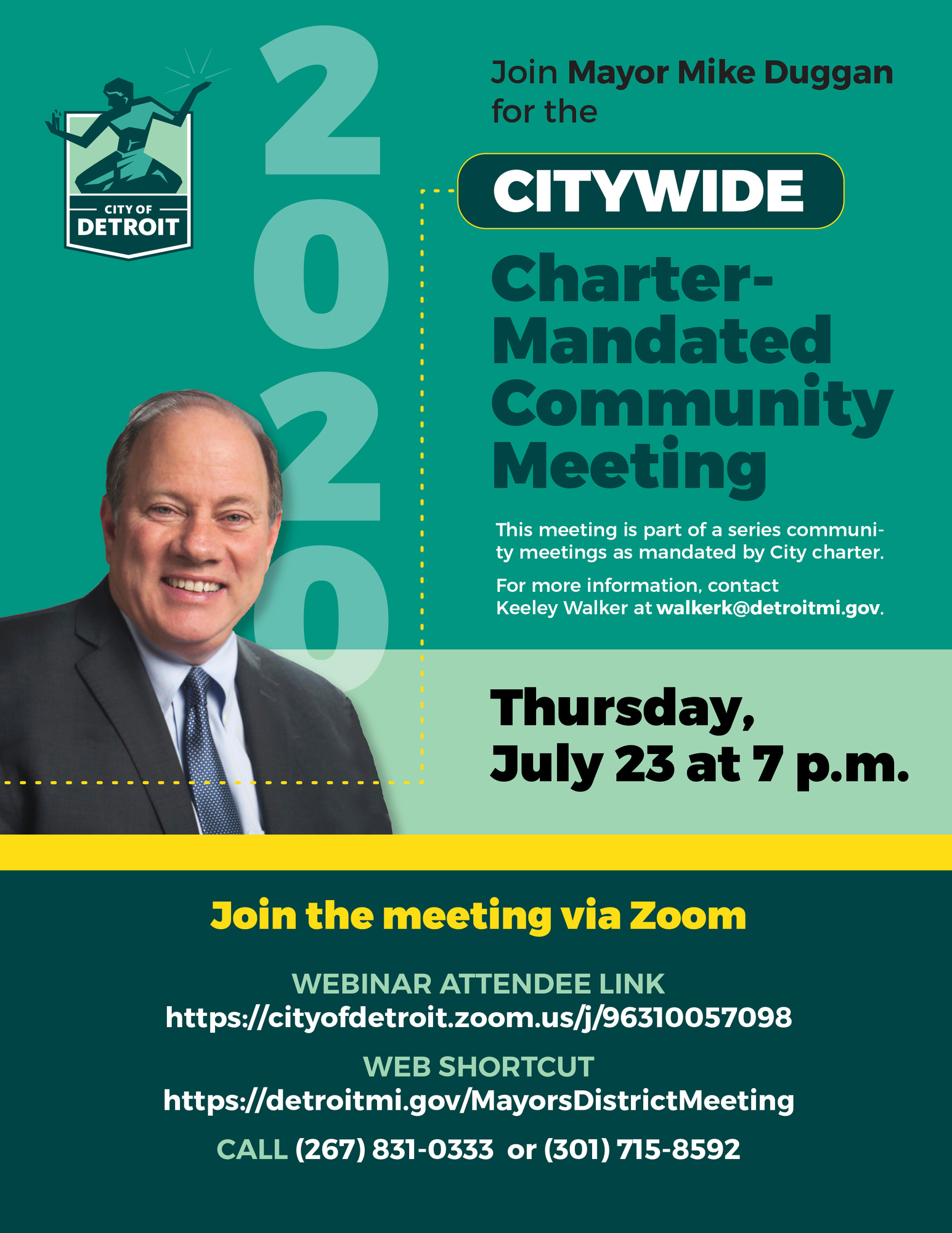 Mayor's Charter Mandated Meeting (Citywide) - July 23