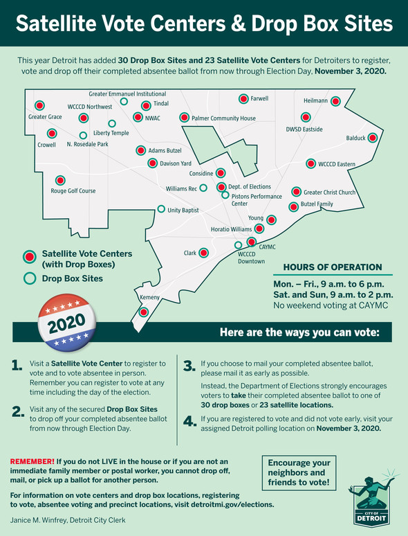 2020 Vote Center and Drop Box Locations