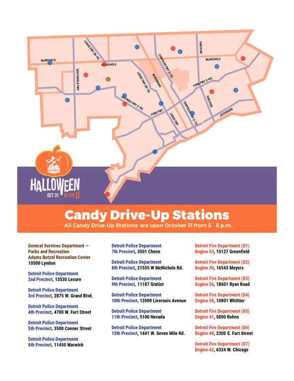 Halloween in the D Locations