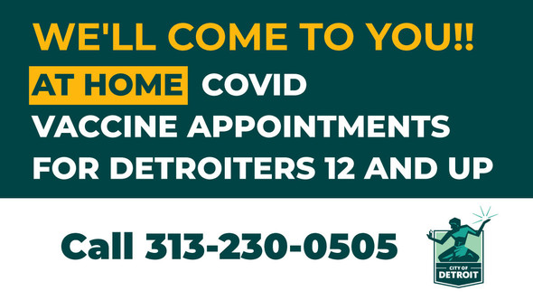 City Offers At-Home Vaccinations for Eligible Detroiters
